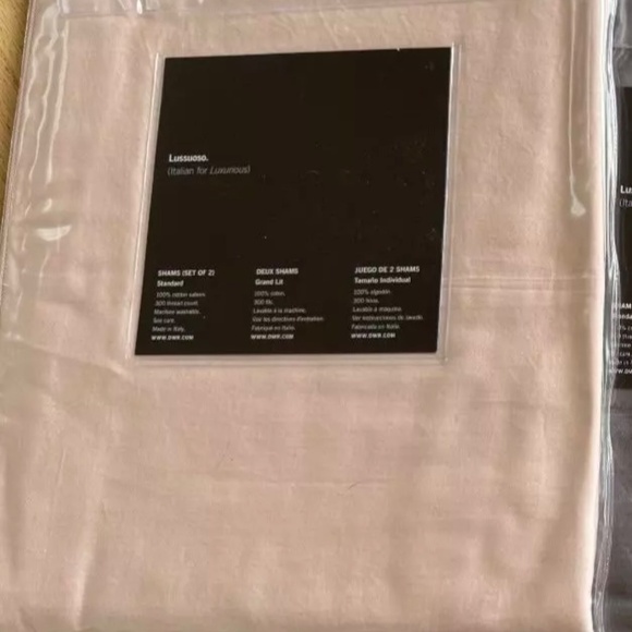 Design Within Reach | DWR Sham Pair - Sateen in Blush Pink - Picture 2 of 2